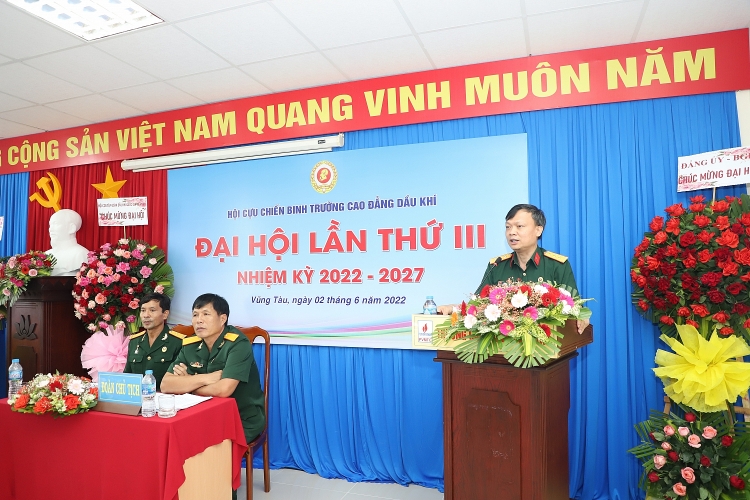 Hội CCB Trường Cao đẳng Dầu khí tổ chức thành công Đại hội lần thứ III
