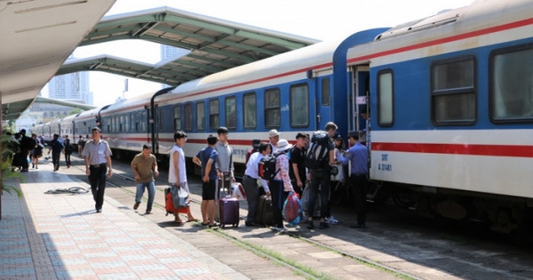 Đường sắt tiếp tục tăng cường tàu khách trên tuyến Bắc - Nam Đường sắt tiếp tục tăng cường tàu khách trên tuyến Bắc Nam
