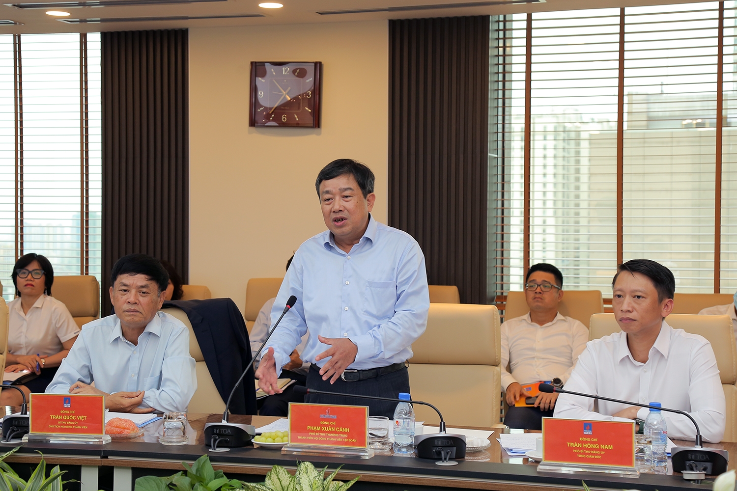 Đảng ủy Khối Doanh nghiệp Trung ương làm việc với Đảng ủy PVEP