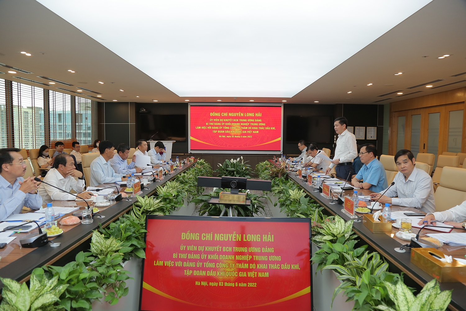 Đảng ủy Khối Doanh nghiệp Trung ương làm việc với Đảng ủy PVEP