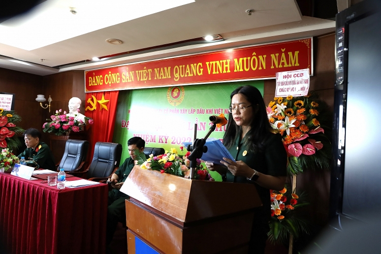 Hội CCB PetroCons tổ chức thành công Đại hội Đại biểu nhiệm kỳ 2022-2027