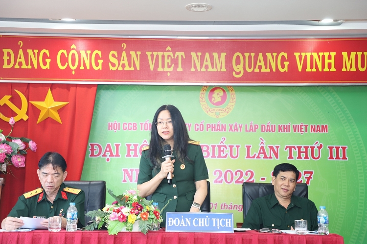 Hội CCB Tổng Công ty Petrocons tổ chức thành công Đại hội Đại biểu lần III
