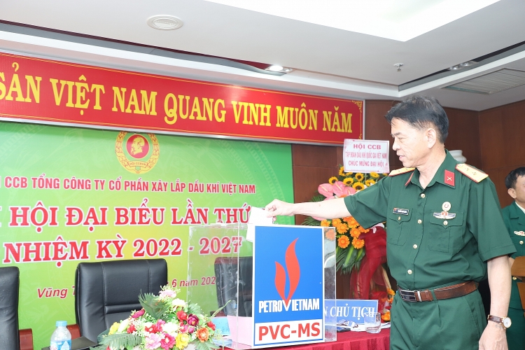 Hội CCB PetroCons tổ chức thành công Đại hội Đại biểu nhiệm kỳ 2022-2027