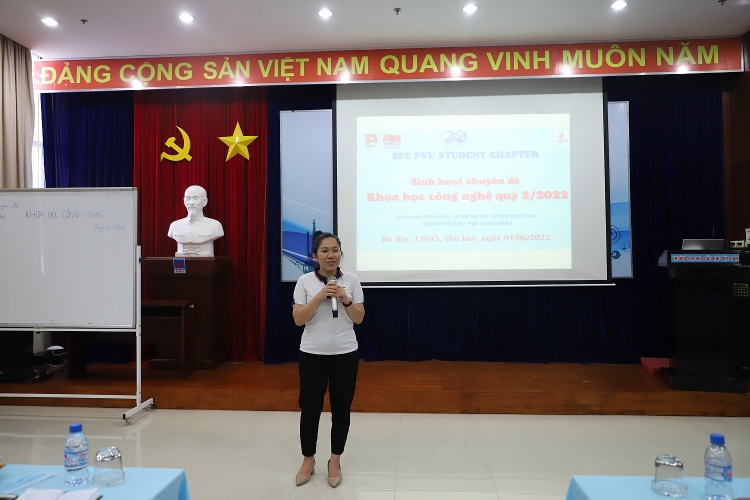 Chi hội SPE PVU phối hợp với Đoàn ĐVLGK Vietsovpetro sinh hoạt chuyên đề khoa học công nghệ