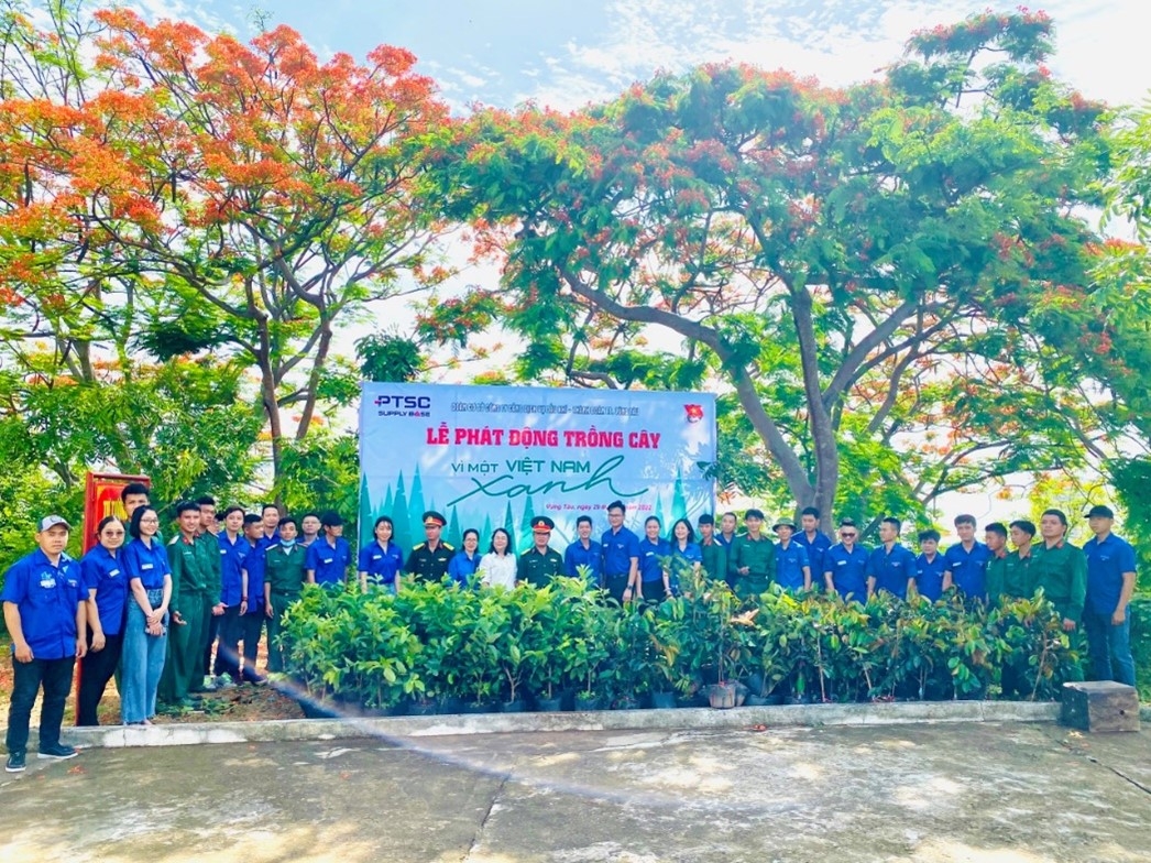 Tuổi trẻ PTSC Supply Base ra quân “ Vì một Việt Nam xanh”