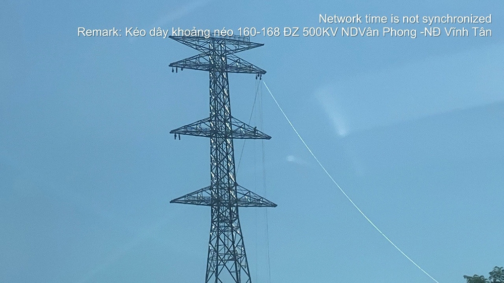 Bắt đầu kéo dây đường dây 500kV Vân Phong - Vĩnh Tân: Dự án chuyển sang trạng thái thi công mới