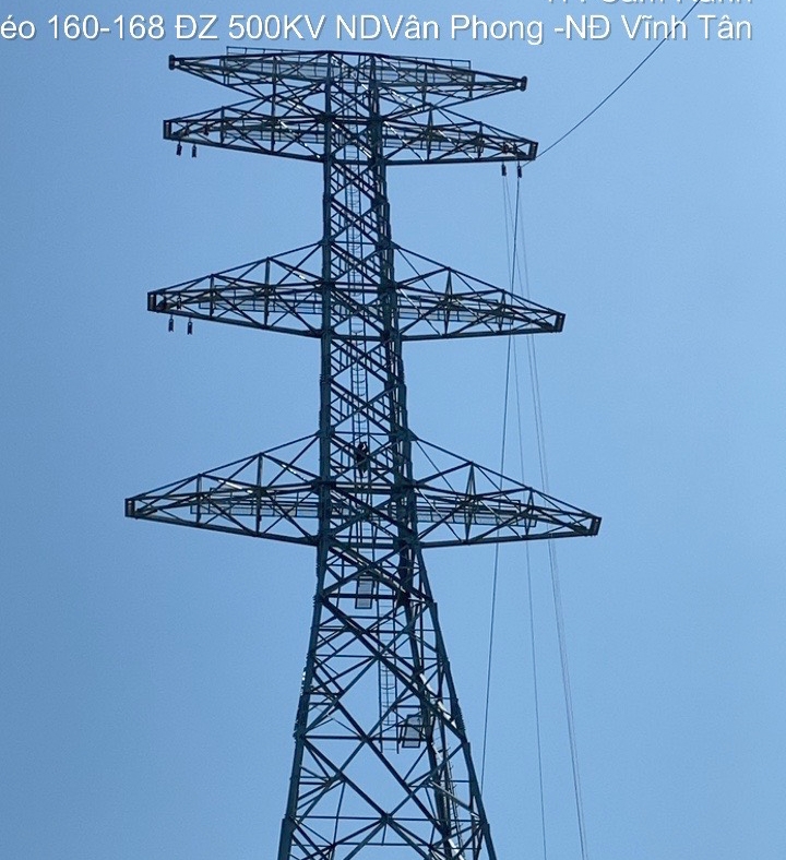 Bắt đầu kéo dây đường dây 500kV Vân Phong - Vĩnh Tân: Dự án chuyển sang trạng thái thi công mới
