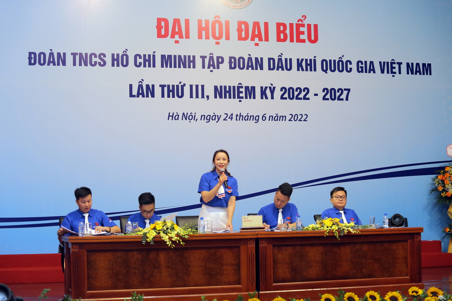 Khai mạc phiên thứ nhất Đại hội đại biểu Đoàn Thanh niên Tập đoàn lần thứ III, nhiệm kỳ 2022-2027
