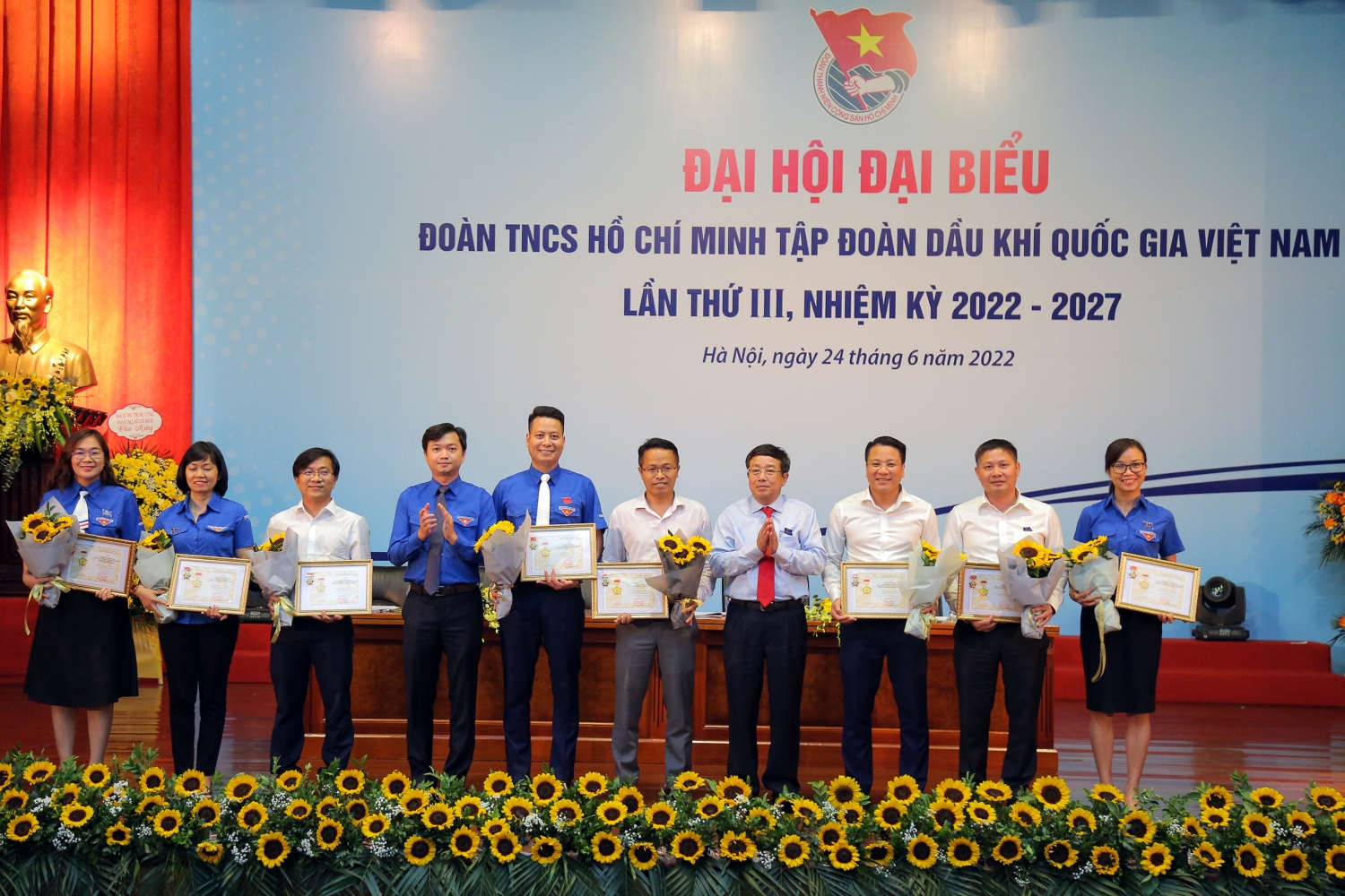 Tổ chức thành công Đại hội đại biểu Đoàn Thanh niên Tập đoàn lần thứ III, nhiệm kỳ 2022-2027