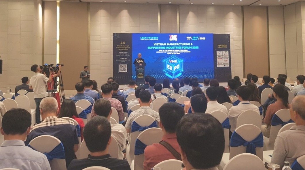 Diễn đàn Công nghiệp và Công nghiệp hỗ trợ Việt Nam 2022: Hướng doanh nghiệp đến quy trình sản xuất tinh gọn Diễn đàn Công nghiệp và Công nghiệp hỗ trợ Việt Nam 2022: Hướng doanh nghiệp đến quy trình sản xuất tinh gọn