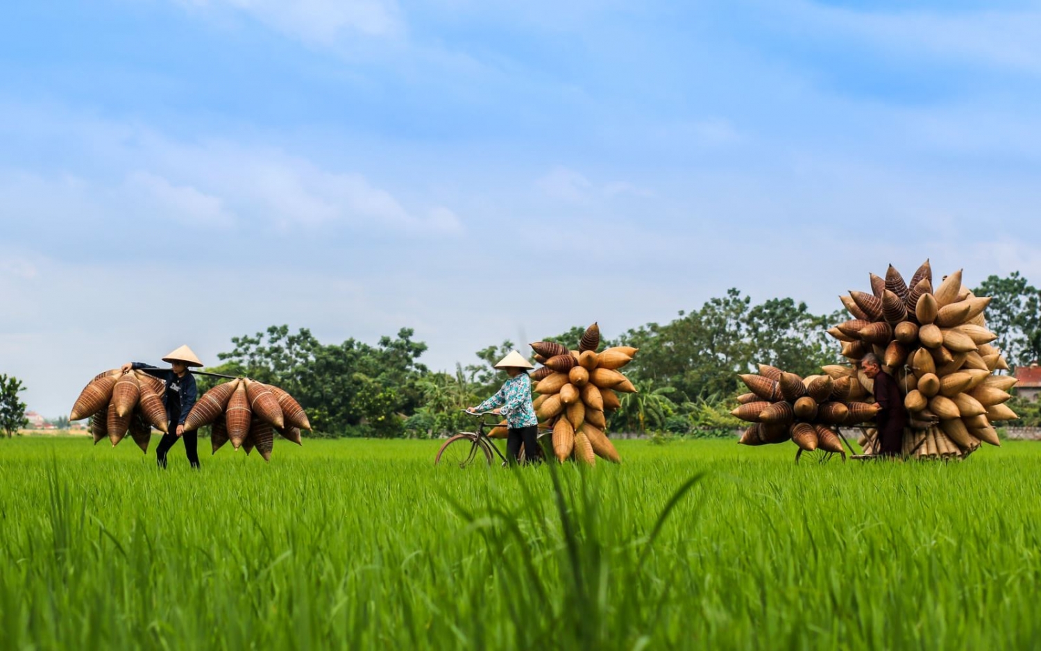 Về thăm làng nghề đan đó truyền thống để cảm nhận nét đẹp hồn quê