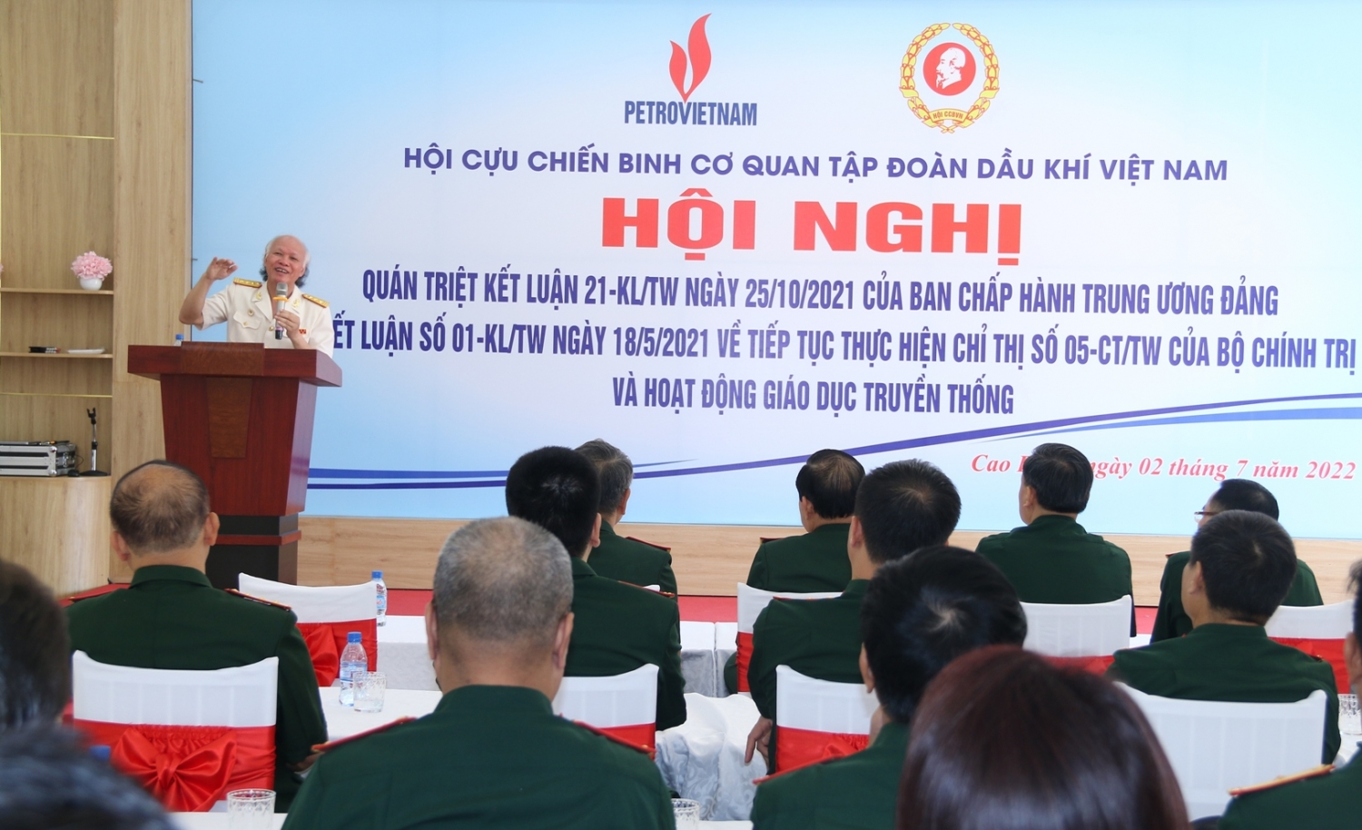 Hội CCB Cơ quan Tập đoàn tổ chức Hội nghị quán triệt Nghị quyết Hội nghị Trung ương 4 khoá XIII