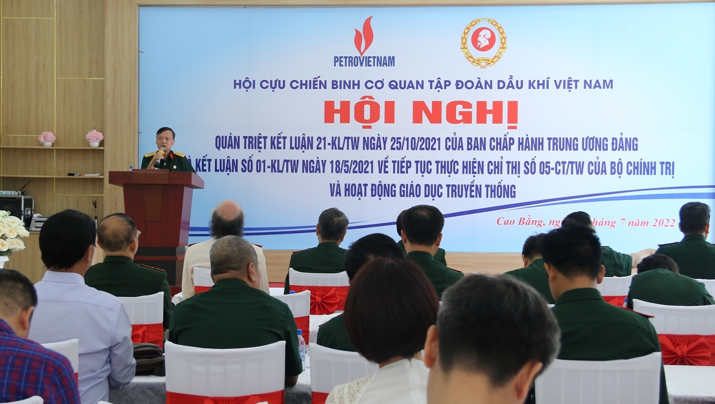 Hội CCB Cơ quan Tập đoàn tổ chức Hội nghị quán triệt Nghị quyết Hội nghị Trung ương 4 khoá XIII