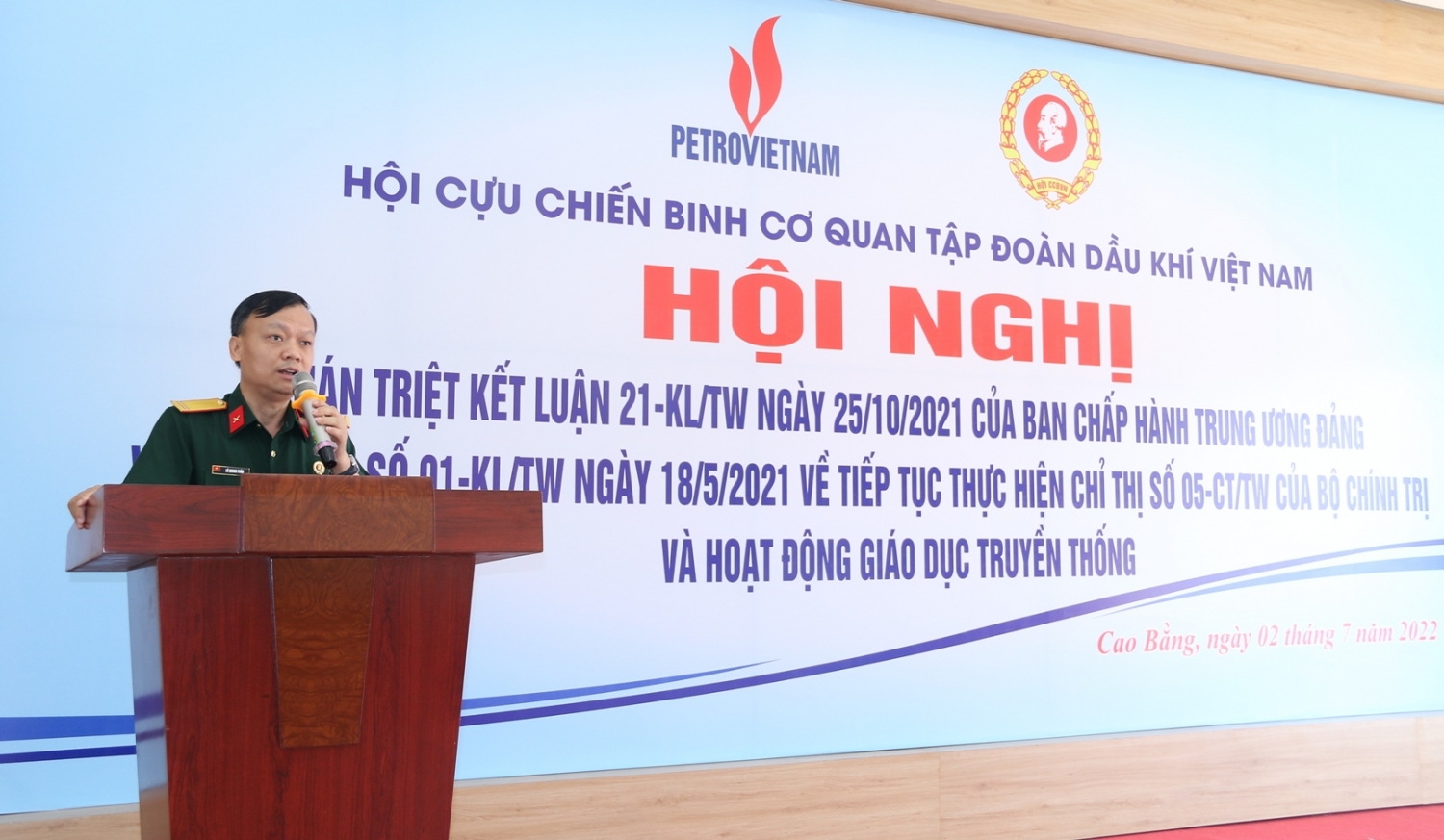 Hội CCB Cơ quan Tập đoàn tổ chức Hội nghị quán triệt Nghị quyết Hội nghị Trung ương 4 khoá XIII