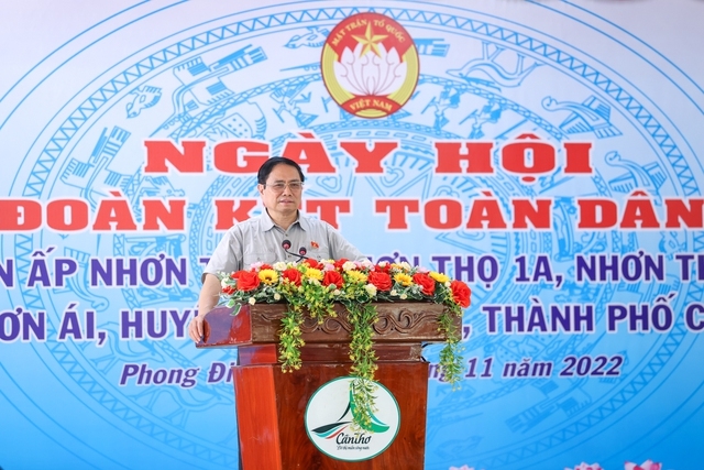 Thủ tướng Phạm Minh Chính dự Ngày hội Đại đoàn kết toàn dân tộc Thủ tướng Phạm Minh Chính dự Ngày hội Đại đoàn kết toàn dân tộc
