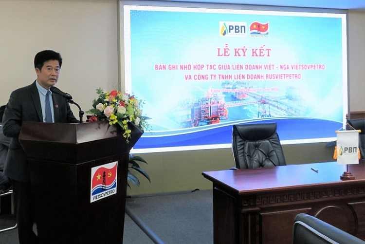 Liên doanh Vietsovpetro và Công ty TNHH Liên doanh Rusvietpetro ký kết Bản ghi nhớ hợp tác