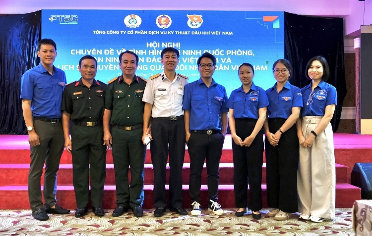 PTSC sinh hoạt chuyên đề về công tác an ninh quốc phòng biển đảo