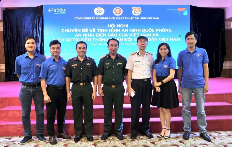 PTSC sinh hoạt chuyên đề về công tác an ninh quốc phòng biển đảo