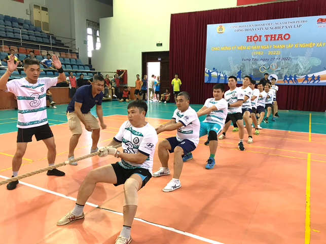 Ban Khảo sát Xí nghiệp Xây lắp Vietsovpetro: Dấu ấn về một Hội thao đầy ấn tượng và thành công