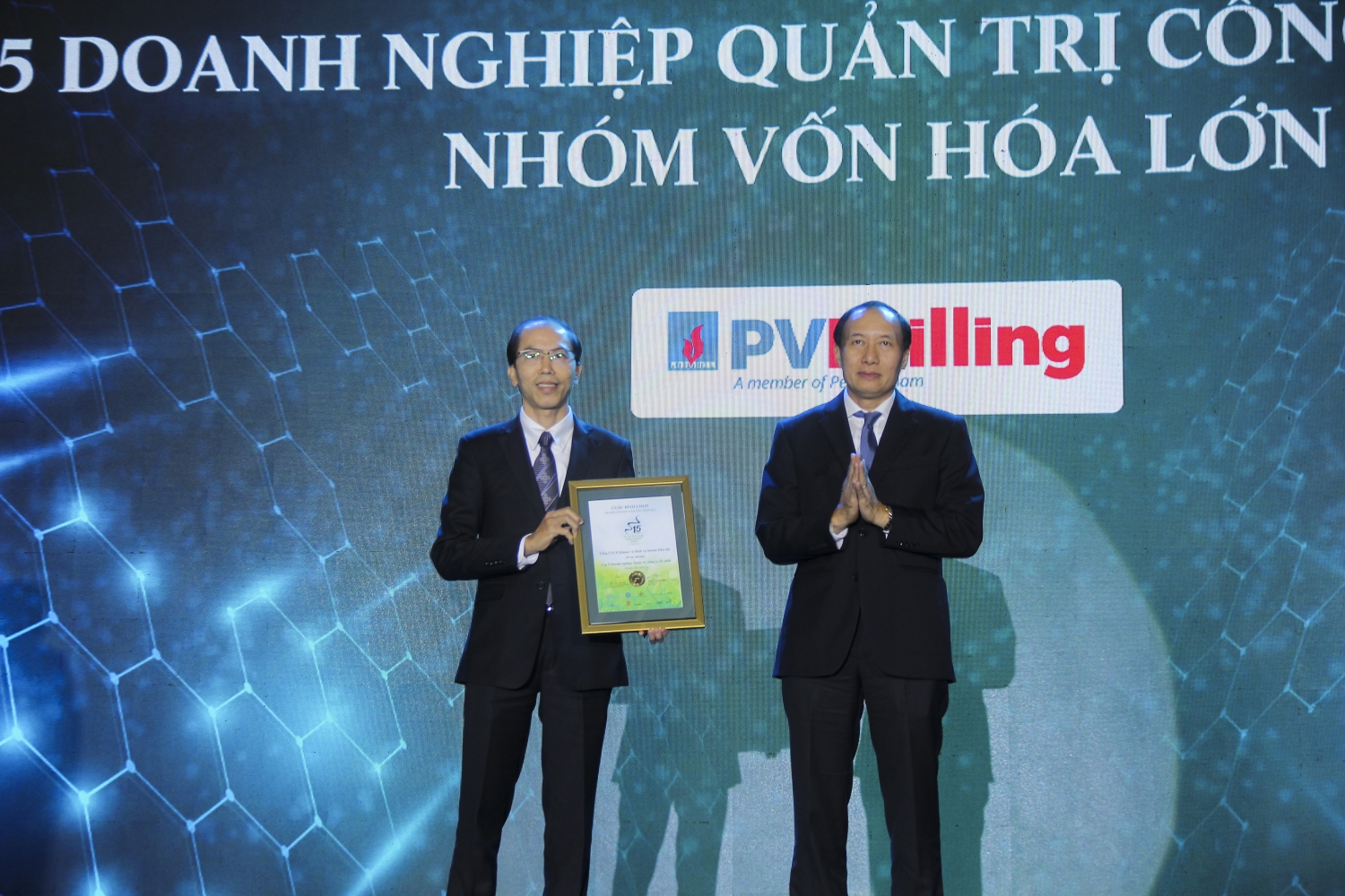 PV Drilling được vinh doanh Top 5 doanh nghiệp có Báo cáo quản trị công ty tốt nhất