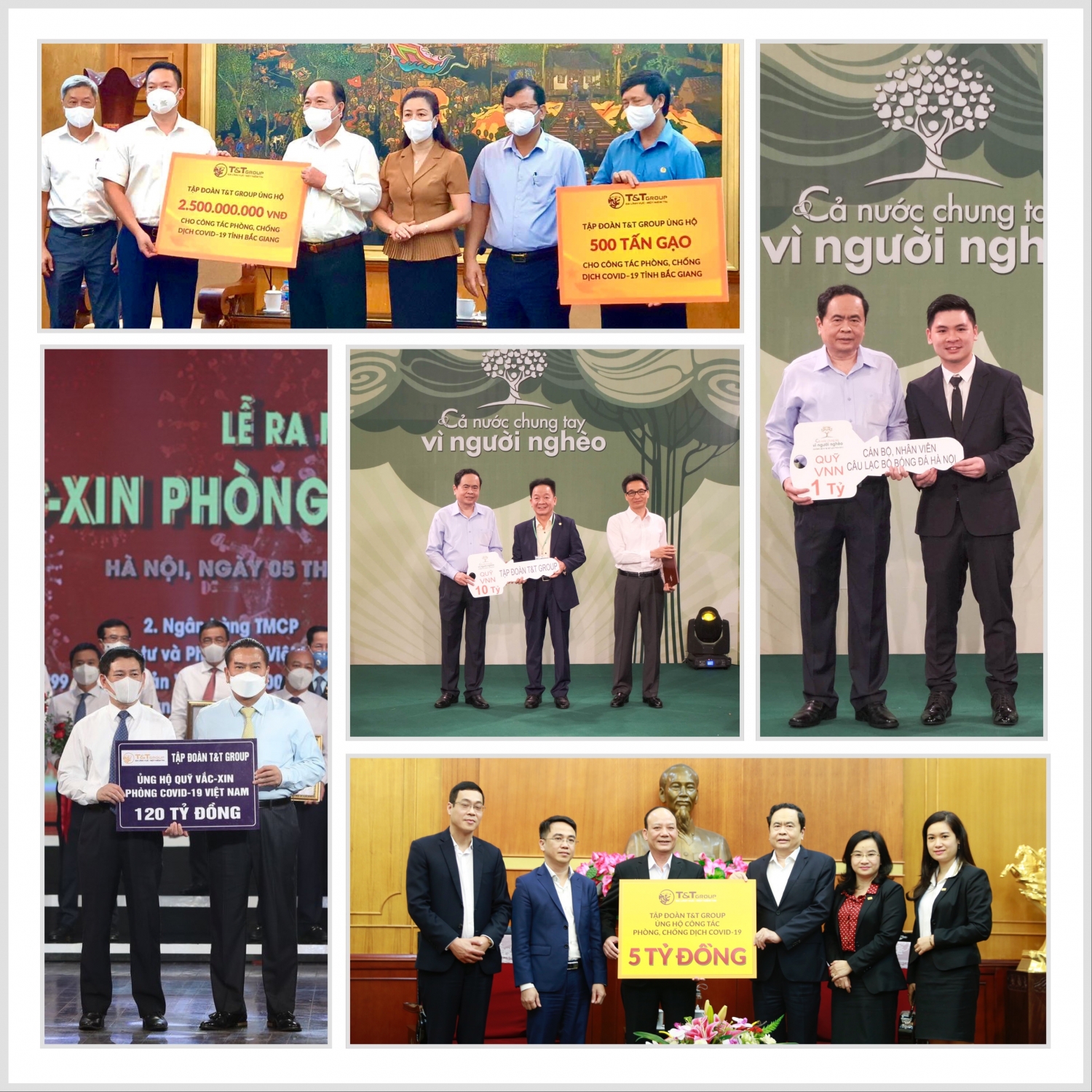 T&T Group ủng hộ Quỹ Hỗ trợ bệnh nhân ung thư “Ngày mai tươi sáng” T&T Group ủng hộ Quỹ Hỗ trợ bệnh nhân ung thư “Ngày mai tươi sáng”