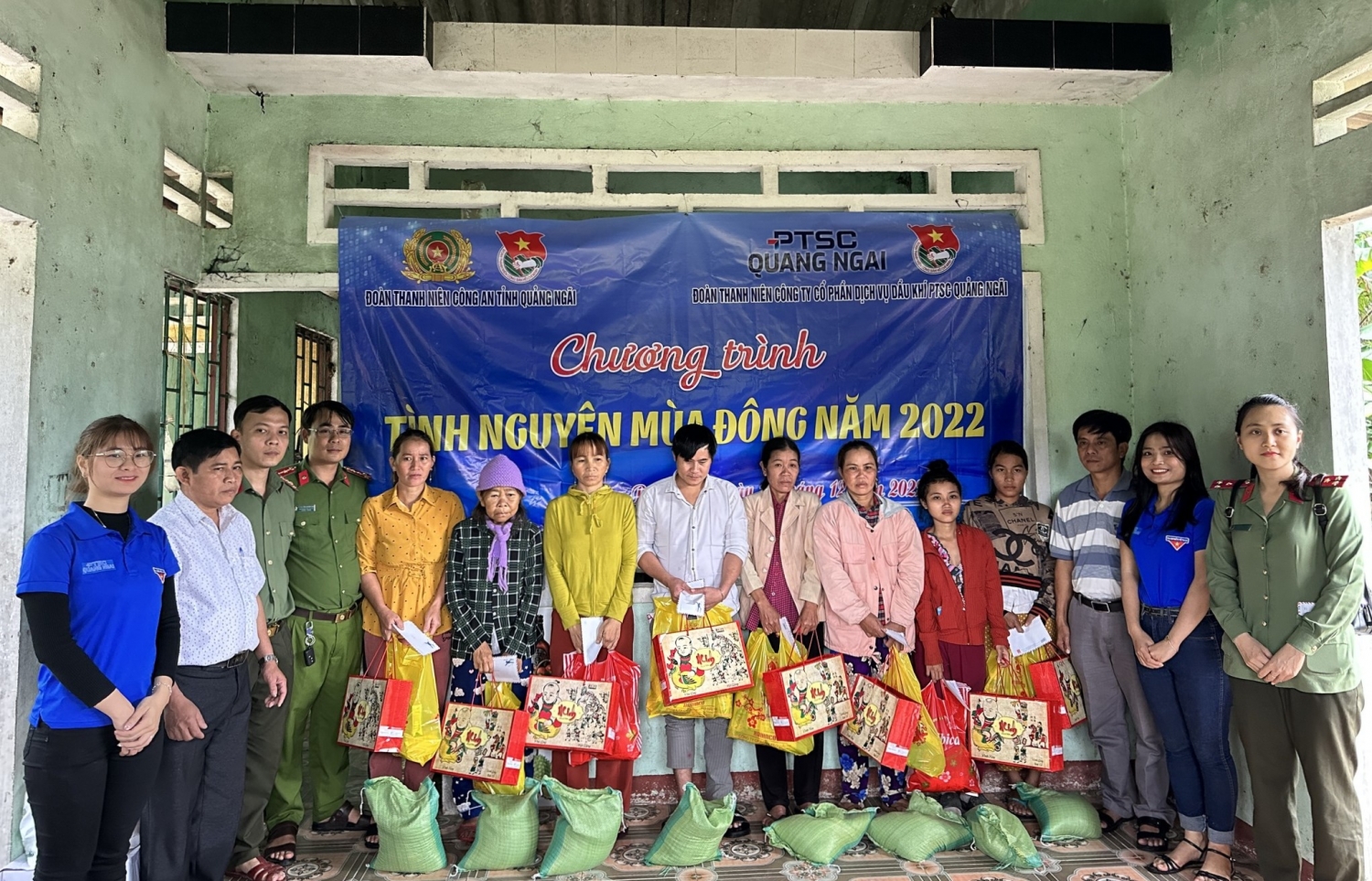 Tuổi trẻ PTSC Quảng Ngãi và chương trình “Tình nguyện mùa đông năm 2022”