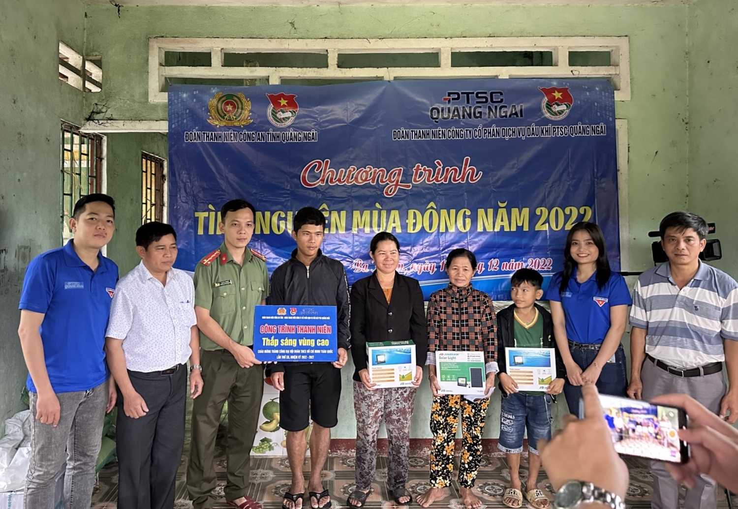 Tuổi trẻ PTSC Quảng Ngãi và chương trình “Tình nguyện mùa đông năm 2022”