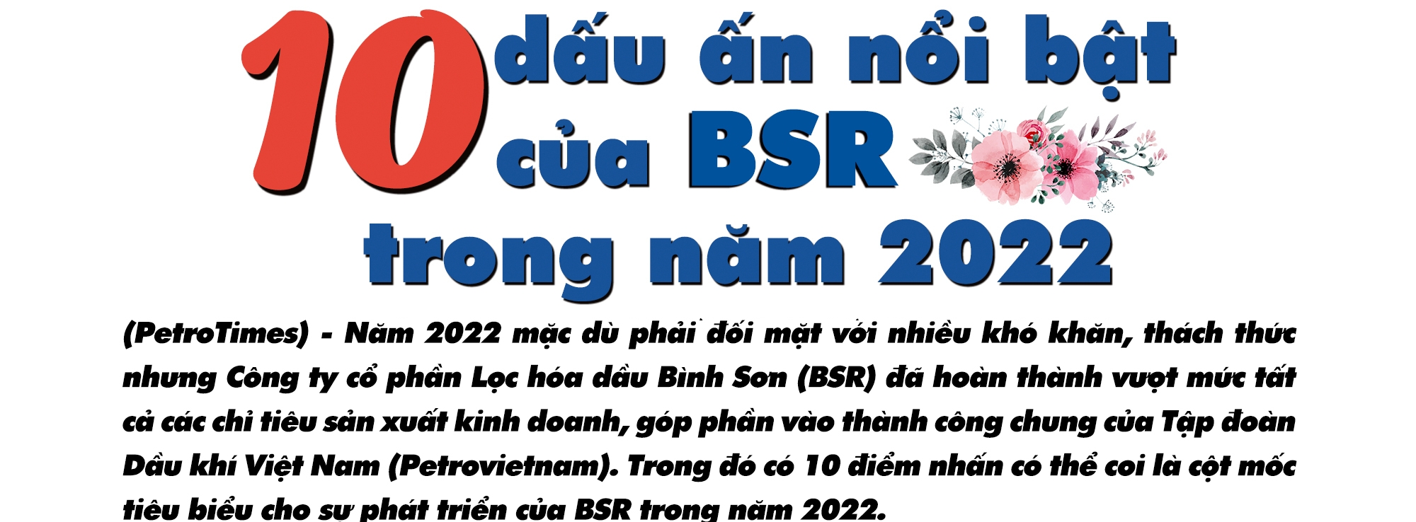 [E-Magazine] 10 dấu ấn nổi bật của BSR trong năm 2022