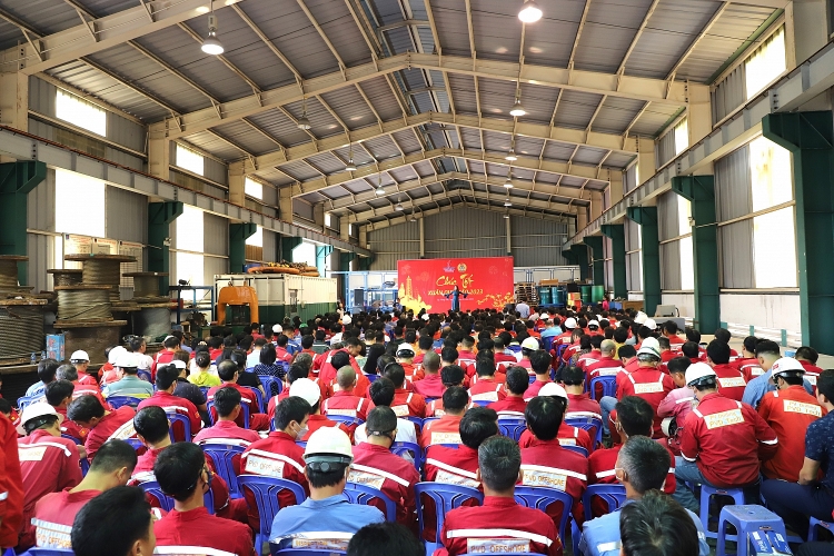 PV Drilling tổ chức chúc tết cho người lao động với chủ đề “Xuân nghĩa tình Dầu khí – Tết Hạnh phúc, Bình an”