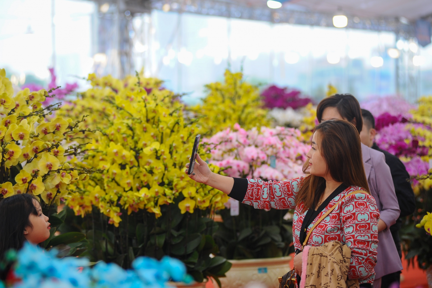 Phố phường Hà Nội tràn ngập sắc hoa Tết