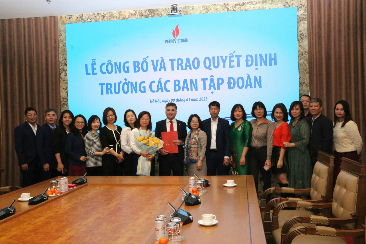 Petrovietnam công bố và trao quyết định bổ nhiệm Trưởng các Ban chuyên môn