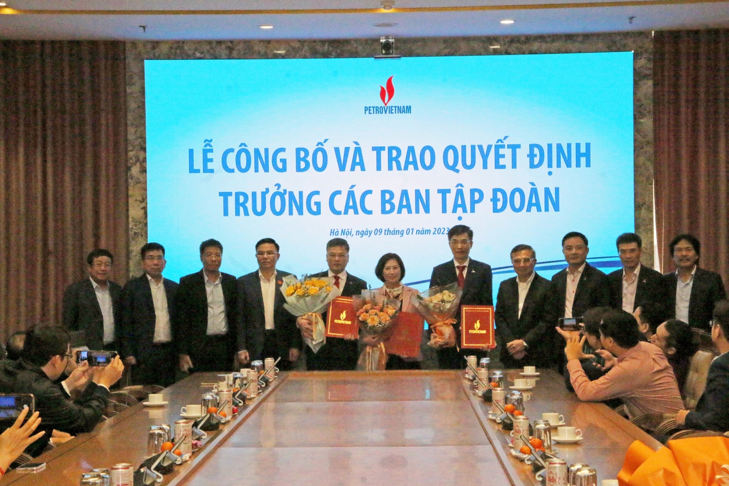 Công bố và trao quyết định bổ nhiệm Trưởng các Ban chuyên môn Tập đoàn