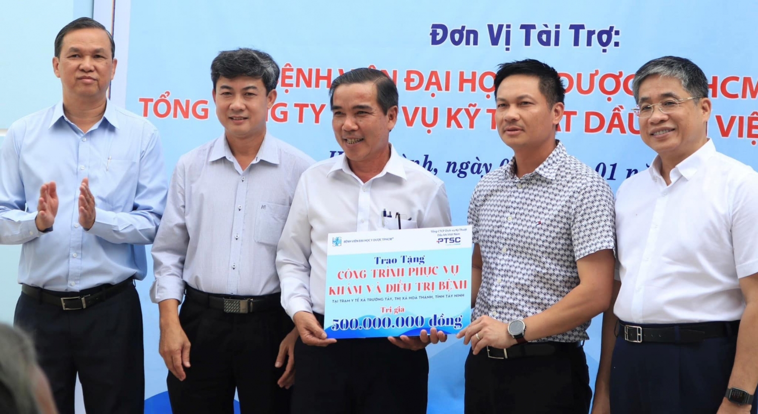 PTSC trao tặng 2 phòng khám tại Trạm y tế xã Trường Tây, Hòa Thành, Tây Ninh