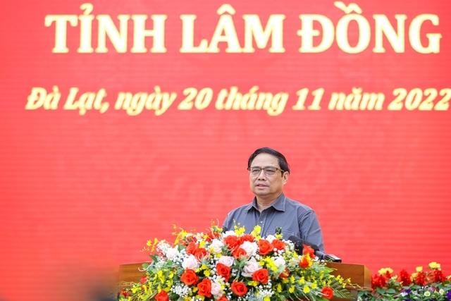Kết luận của Thủ tướng Chính phủ Phạm Minh Chính tại buổi làm việc với Ban Thường vụ Tỉnh ủy Lâm Đồng Kết luận của Thủ tướng Chính phủ Phạm Minh Chính tại buổi làm việc với Ban Thường vụ Tỉnh ủy Lâm Đồng