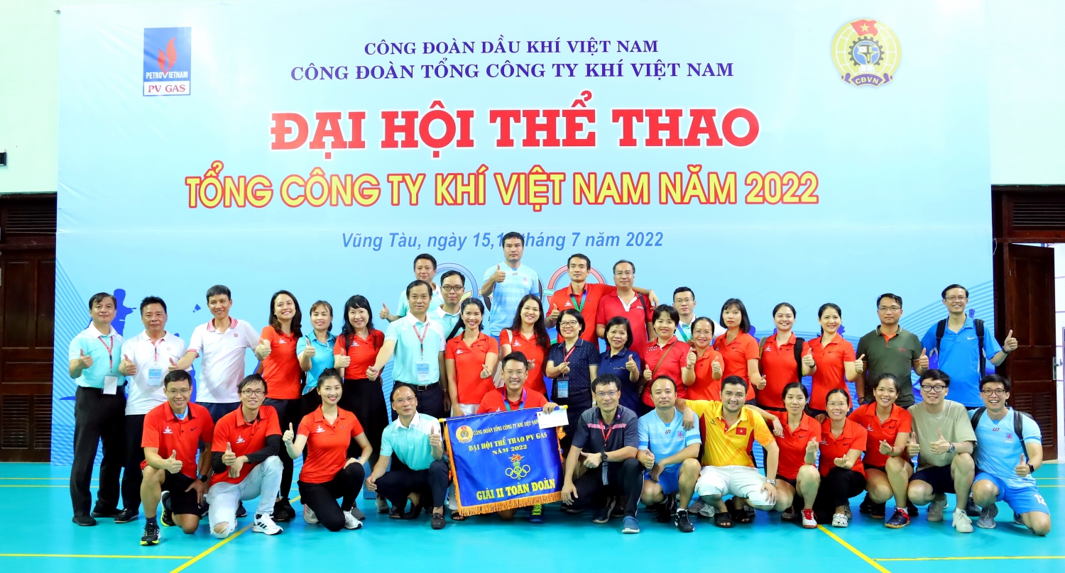 Đại hội Thể thao PV GAS – 2022 đạt được thành công ý nghĩa, vinh danh tinh thần đoàn kết, chăm lo sức khỏe NLĐ của Công đoàn