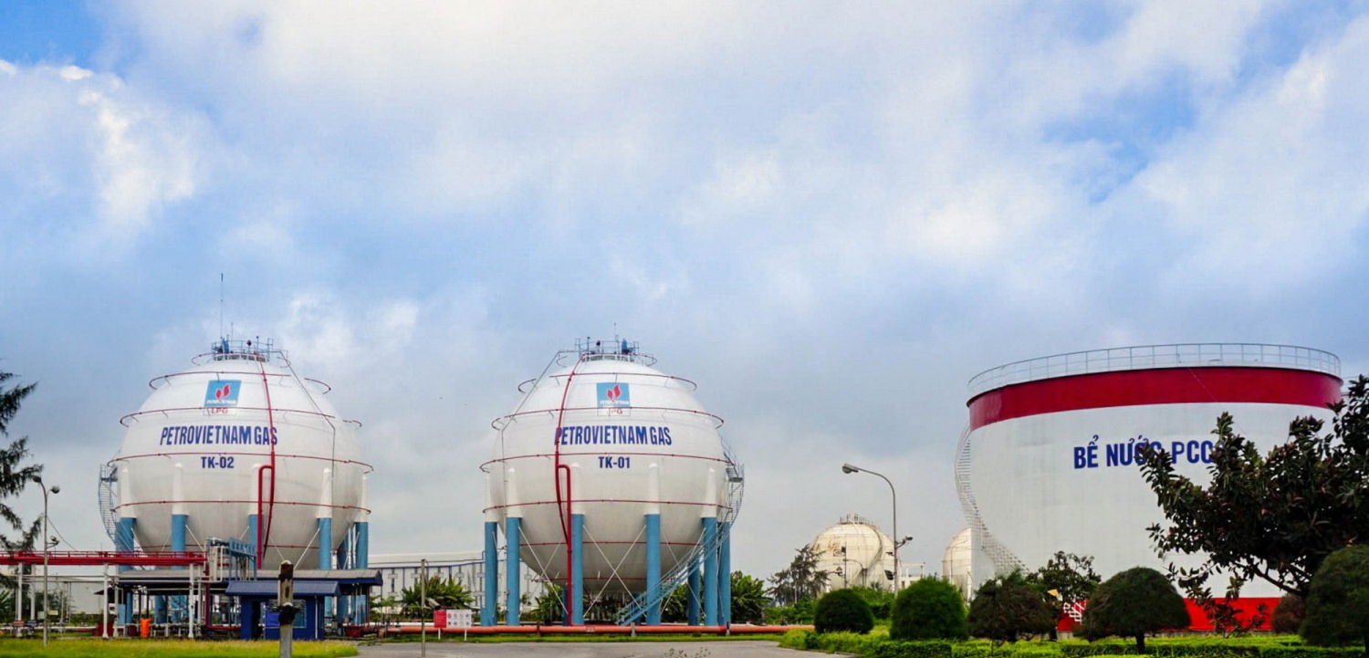 Một góc Tổng kho Đình Vũ – Hải phòng của PV GAS LPG
