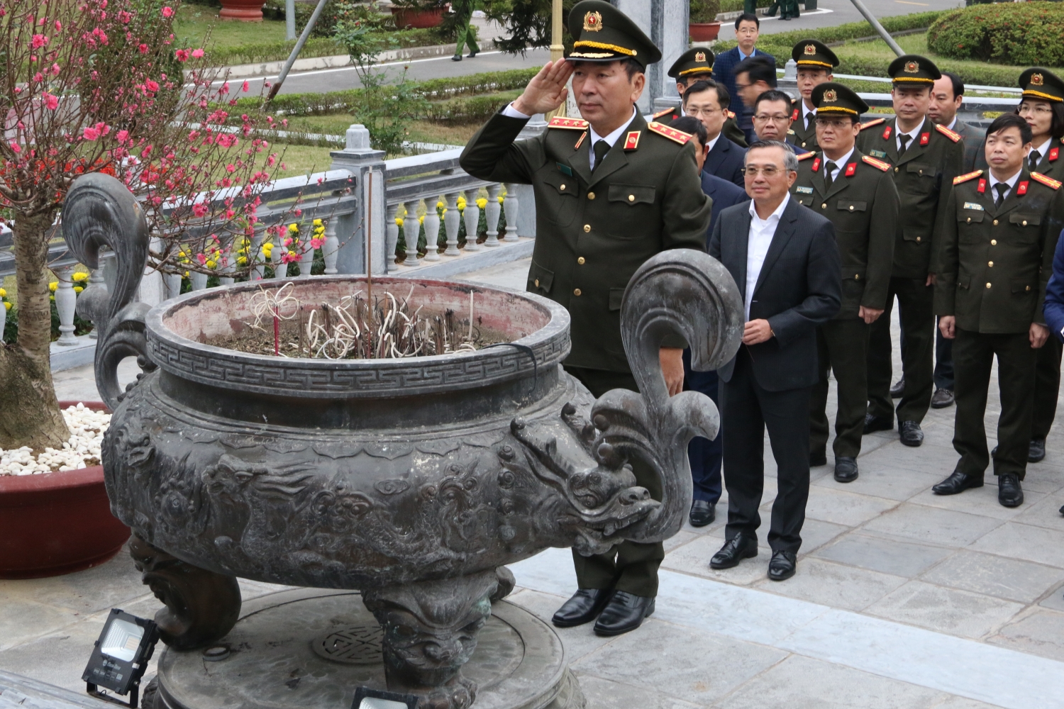 Lãnh đạo Bộ Công an và Petrovietnam thăm, làm việc tại tỉnh Thái Nguyên