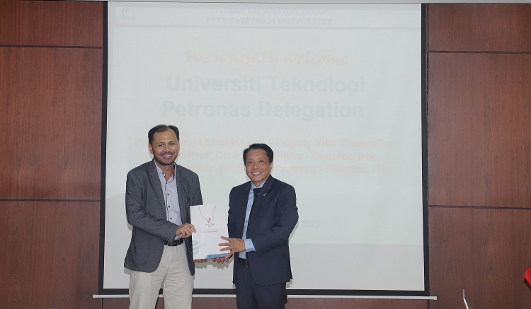 Trường Đại học Dầu khí Việt Nam tiếp đoàn công tác của Trường Đại học Công nghệ Petronas