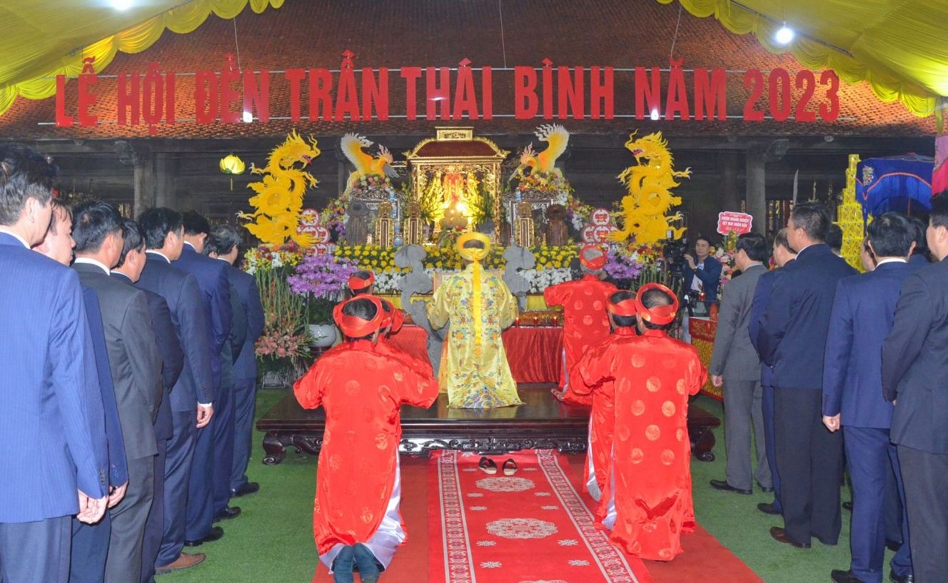 Tưng bừng Lễ hội đền Trần tỉnh Thái Bình năm 2023