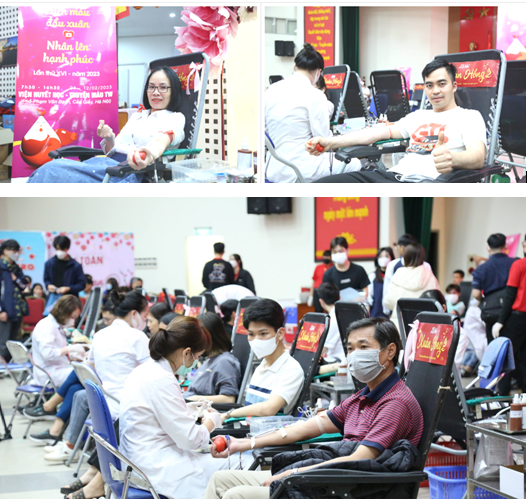 Lễ hội Xuân hồng 2023: “Hiến máu đầu xuân - Nhân lên hạnh phúc” Lễ hội Xuân hồng 2023: “Hiến máu đầu xuân - Nhân lên hạnh phúc”