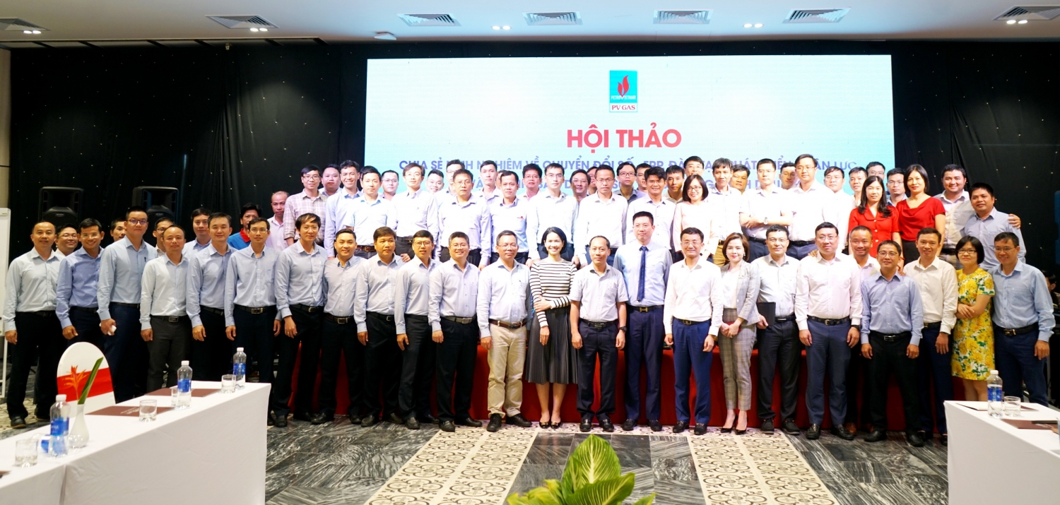 Hội thảo “Chia sẻ kinh nghiệm về chuyển đổi số - ERP, đào tạo phát triển nhân lực và Vận hành, bảo dưỡng, sửa chữa công trình dầu khí” thành công tốt đẹp