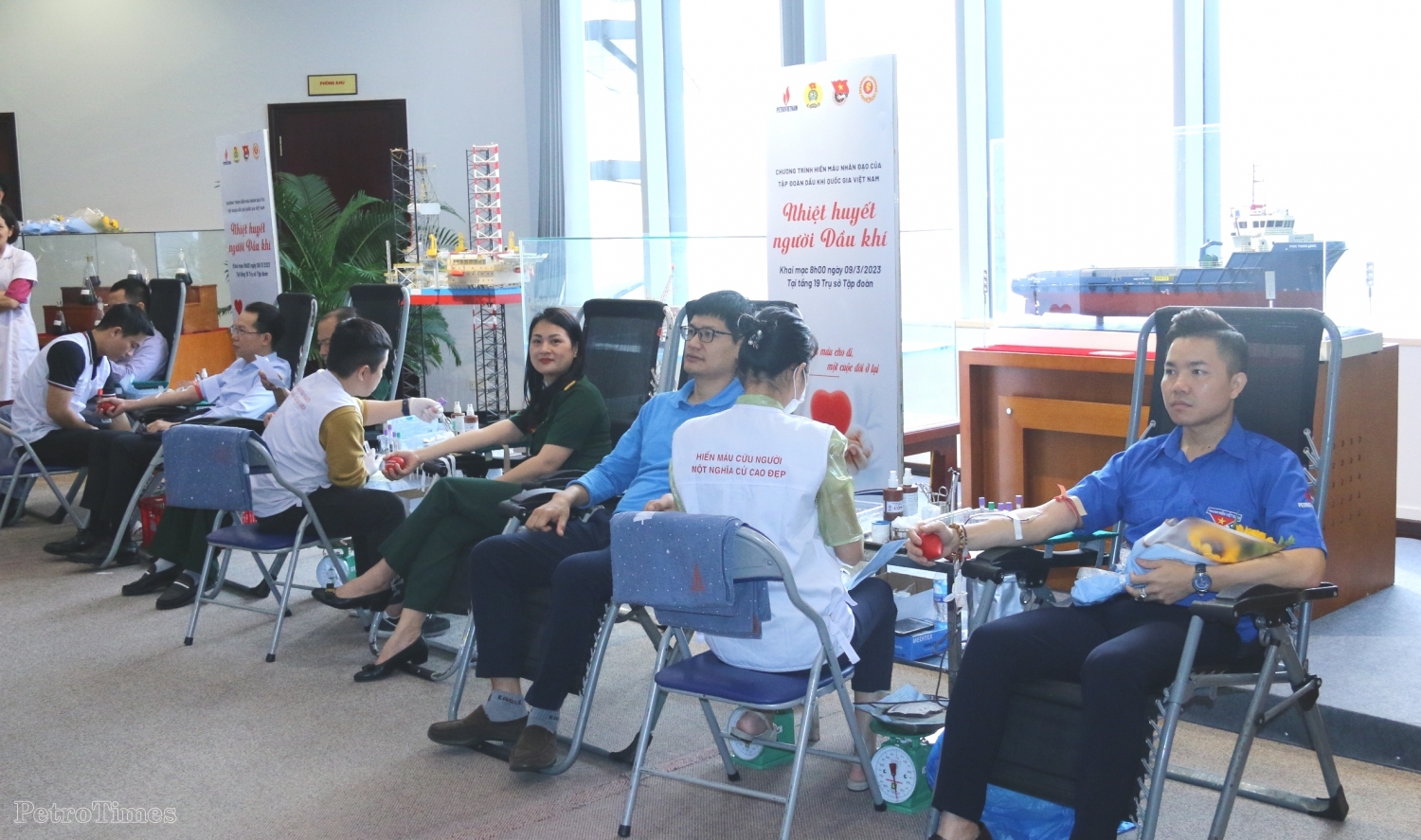Petrovietnam tổ chức Ngày hội hiến máu “Nhiệt huyết người Dầu khí” năm 2023