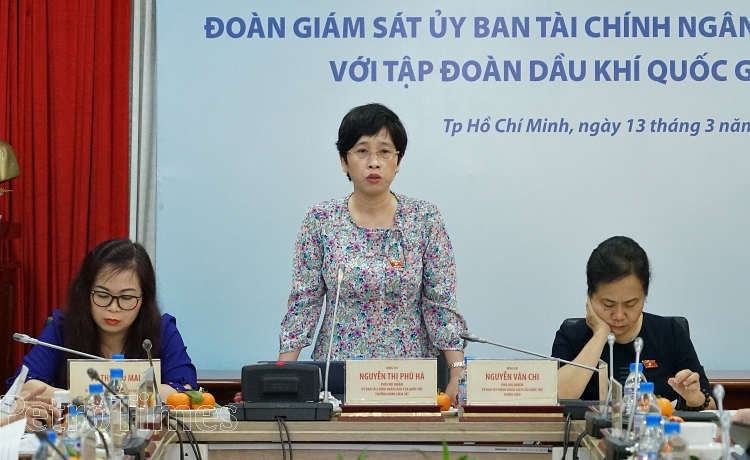 Đoàn giám sát Ủy ban Tài chính Ngân sách Quốc hội làm việc với Petrovietnam về tình hình triển khai Dự án khí Lô B