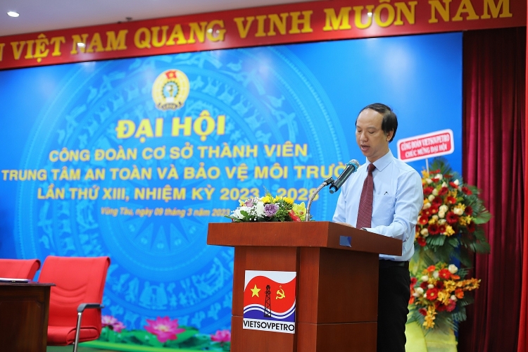 Trung tâm An toàn và Bảo vệ môi trường Vietsovpetro tổ chức thành công Đại hội Công đoàn lần thứ XIII, nhiệm kỳ 2023-2028