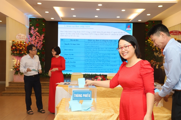 Công đoàn Cơ sở DMC tổ chức thành công Đại hội công đoàn khóa IV, nhiệm kỳ 2023-2028