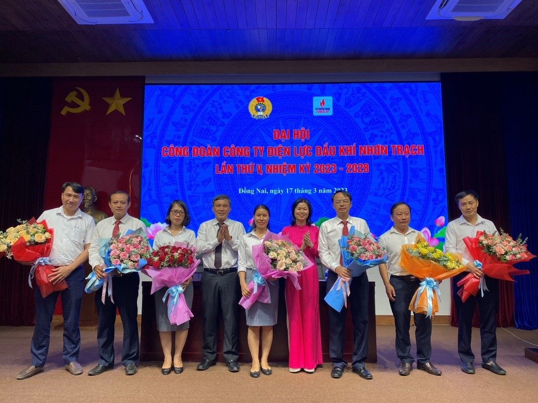 Công đoàn cơ sở Công ty Điện lực Dầu khí Nhơn Trạch tổ chức đại hội lần V, nhiệm kỳ 2023 - 2028