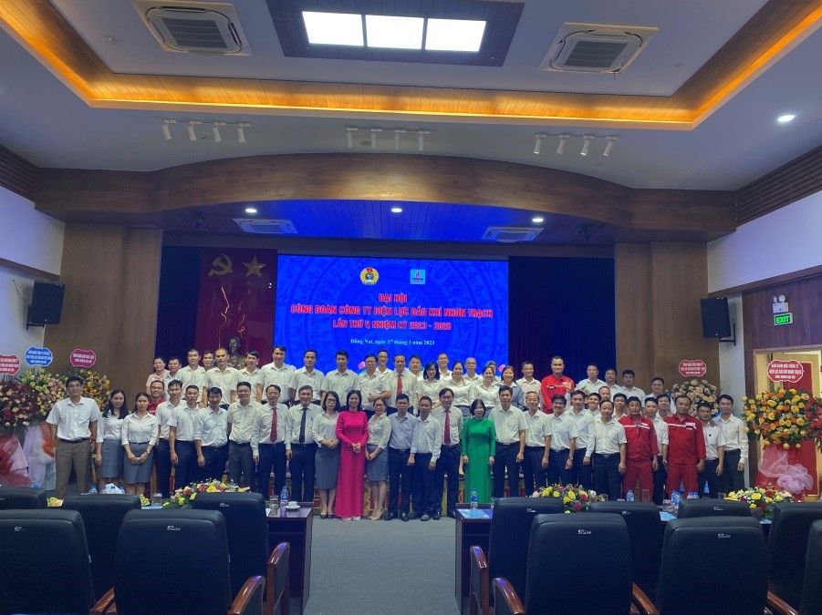 Công đoàn cơ sở Công ty Điện lực Dầu khí Nhơn Trạch tổ chức đại hội lần V, nhiệm kỳ 2023 - 2028