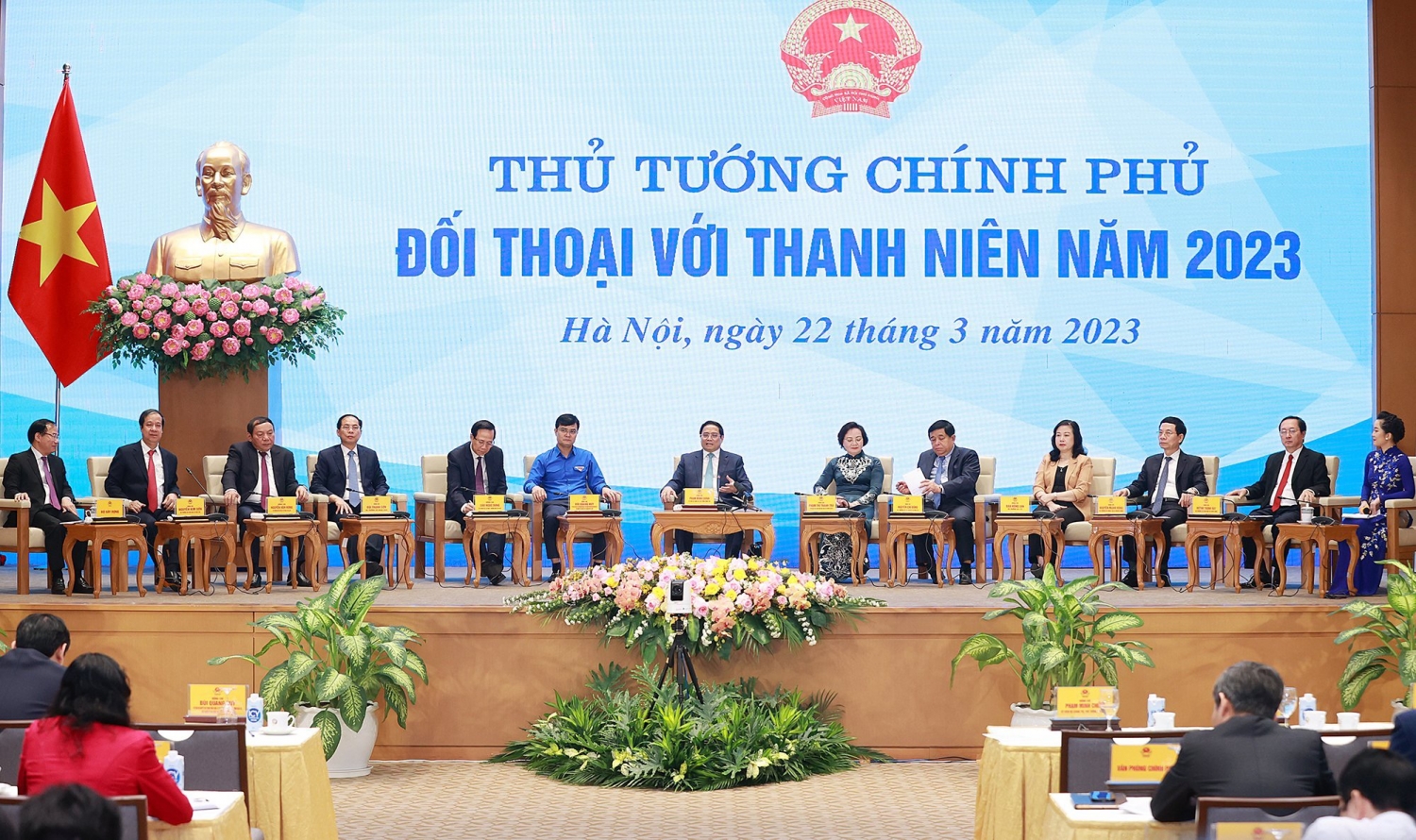 Thủ tướng Phạm Minh Chính đối thoại với thanh niên năm 2023
