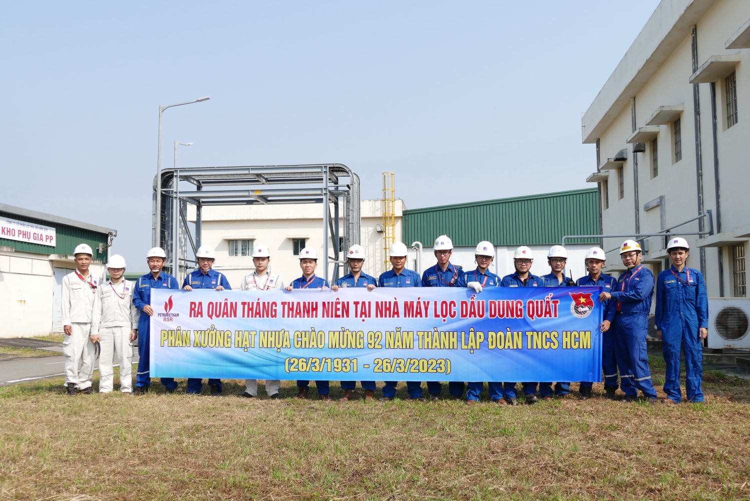 Ra quân Tháng Thanh niên tại NMLD Dung Quất