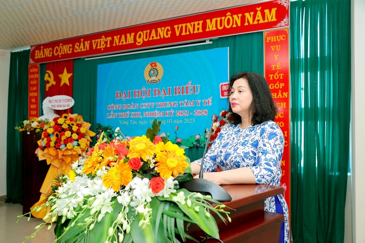 Đại hội Công đoàn Trung tâm Y tế Vietsovpetro lần thứ XIII, nhiệm kỳ 2023-2028